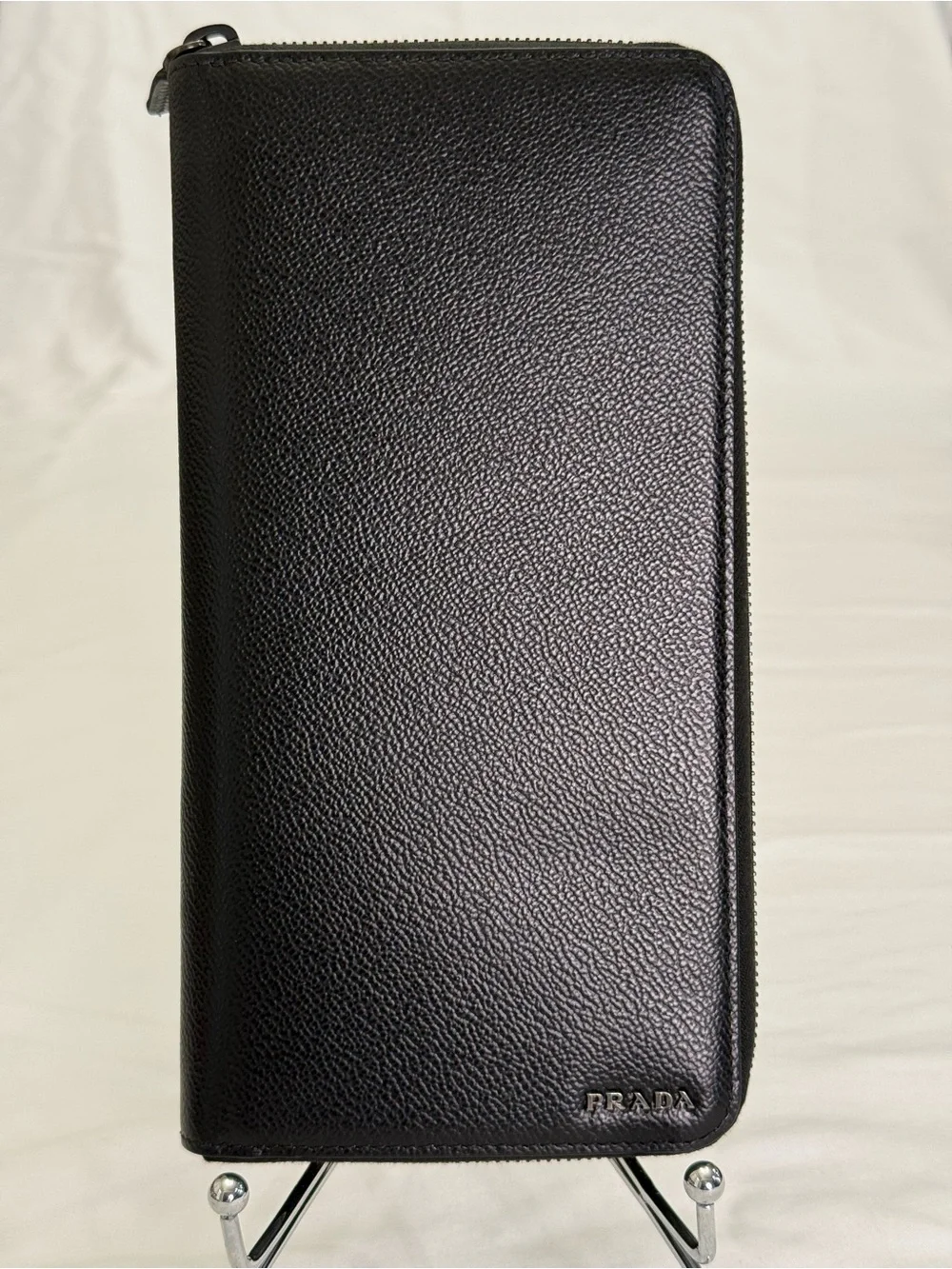 Prada Mens Portafoglio Lampo Wallet